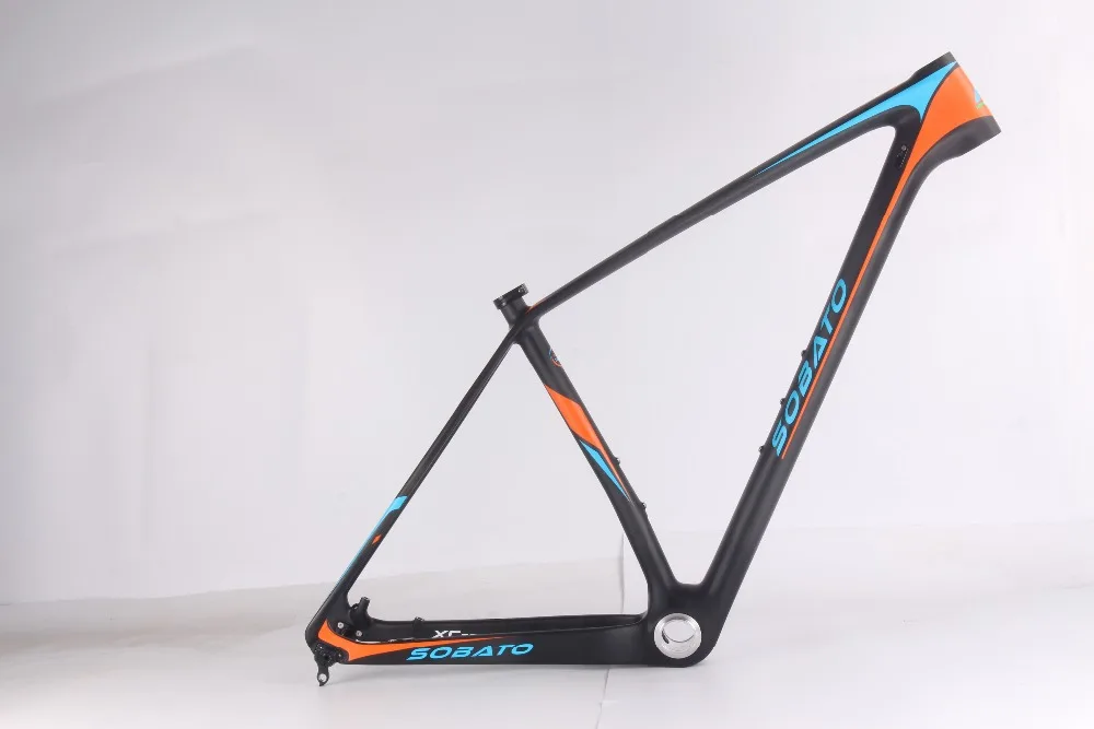

frame carbon 29er 2015,SOBATO carbon fiber bike frame,MTB carbon frame T800 Material,avaliable size 17" 18.5