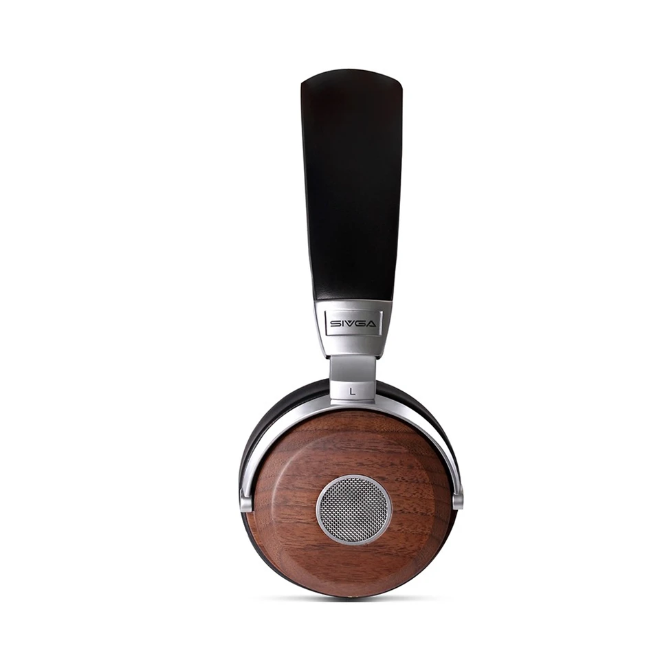 Складные стереонаушники SIVGA SV005 Hi Fi наушники с шумоизоляцией деревянные
