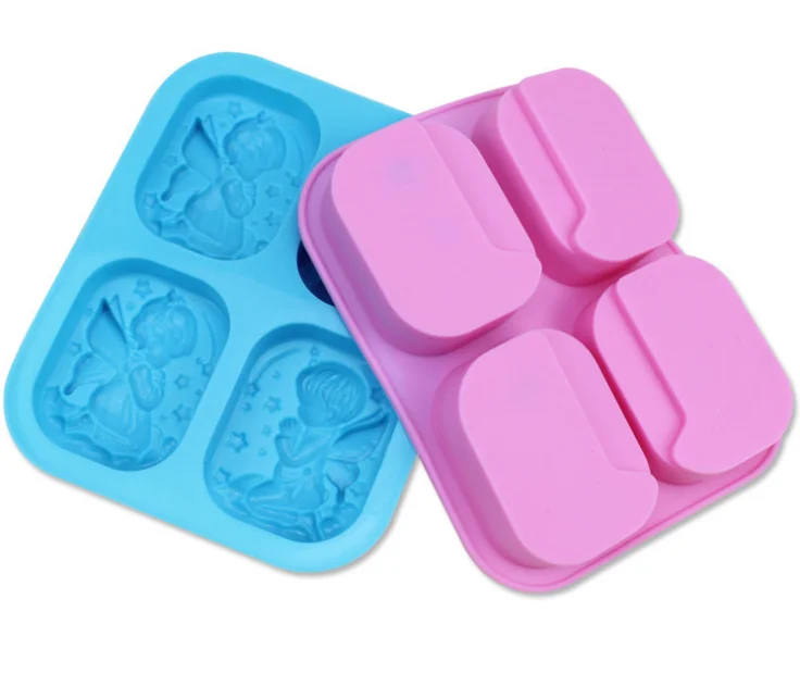 Cartoon handmade soap silicone mold baking DIY chocolate soap mould
