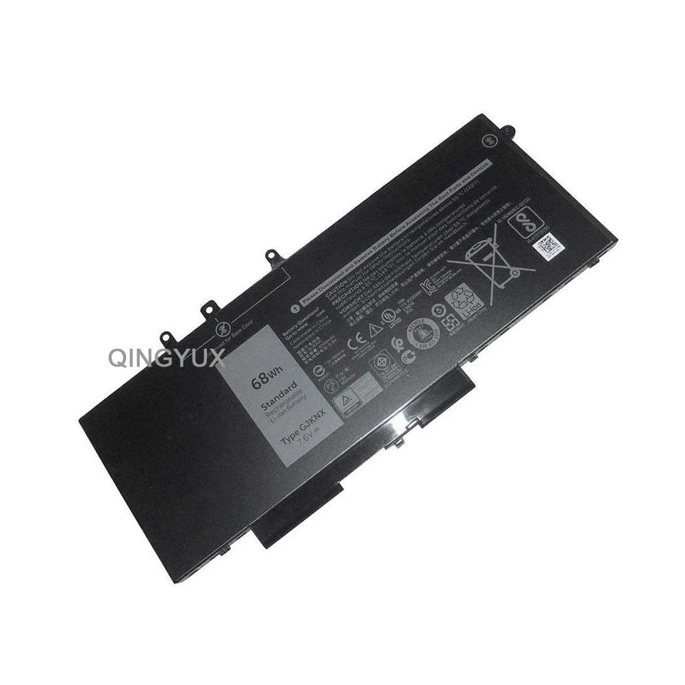 

New 7.6V 68Wh GJKNX Laptop Battery for Dell Latitude 5580 5480 5280 Precision 15 3520 GD1JP Series Notebook Battery Pack
