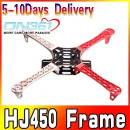 Wholesale HJ450 4-Axis 450F Frame Airframe FlameWheel Strong Smooth KK M K WC Quadcopter 2pcs/lot free shipping | Игрушки и хобби