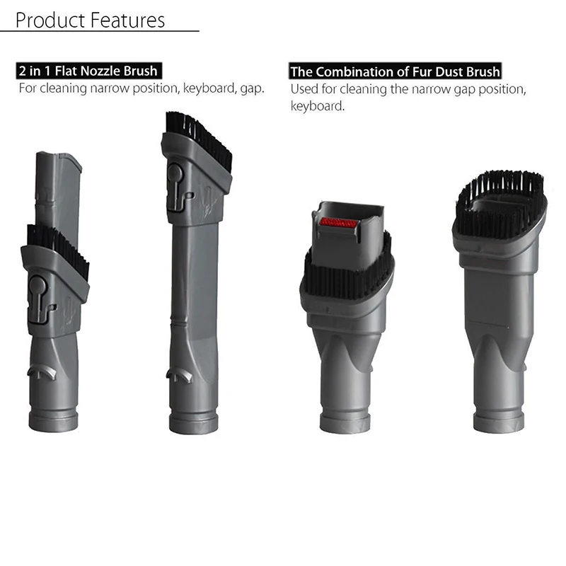 5 piezas conjunto hogar cepillo de limpieza herramientas para Dyson aspirador DC35 DC44 DC56 alta calidad cepillo limpieza