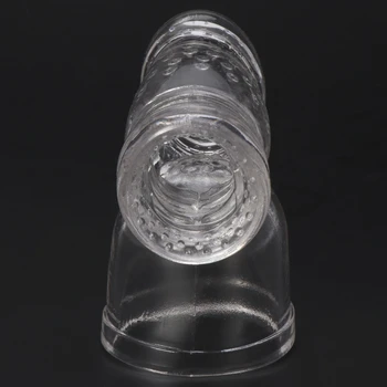 Adult Sex Products Transparent Big AV Wand Headgear Vibrators Caps For Male Sex Toys Magic Wand Head Accessories Body Massage 2