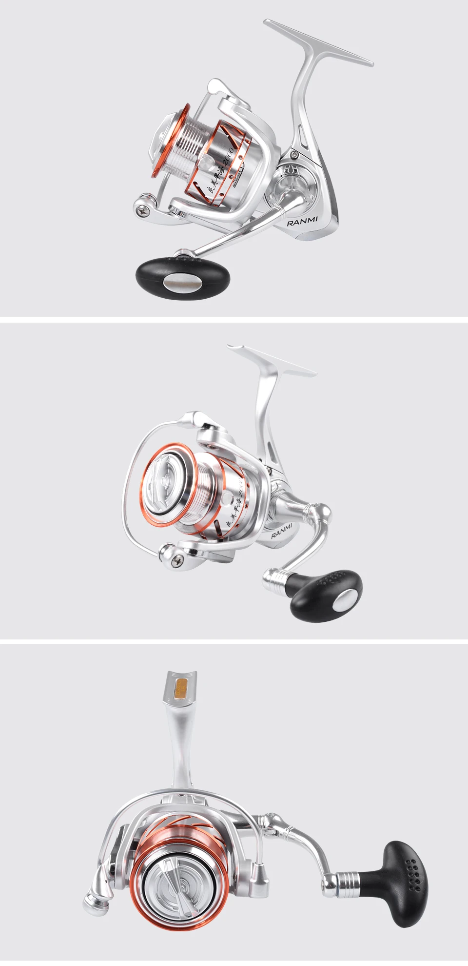 RYOBI RANMI PINGHAI carretéis Carretel de Pesca
