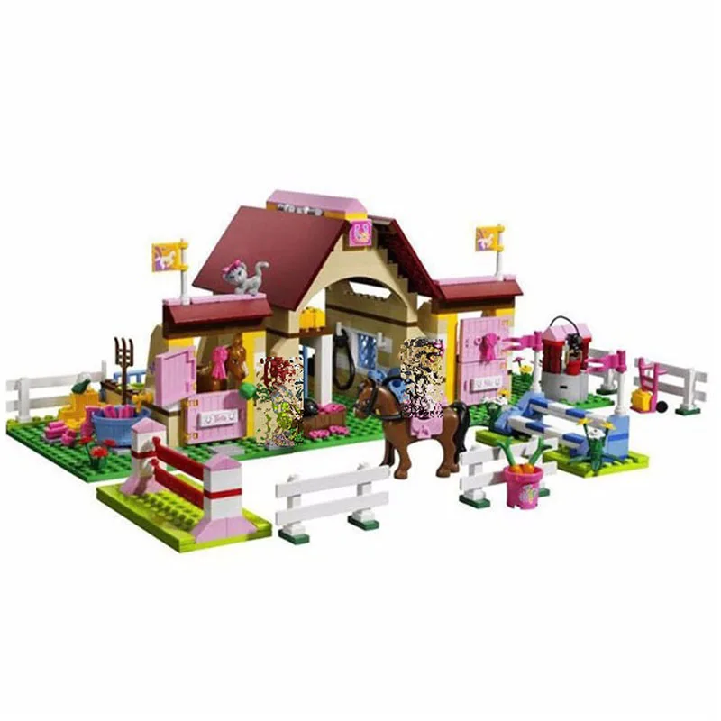 Bela 10163 Friends heartlake конюшни Миа ферма лошадь 400 шт. строительные блоки обучающая