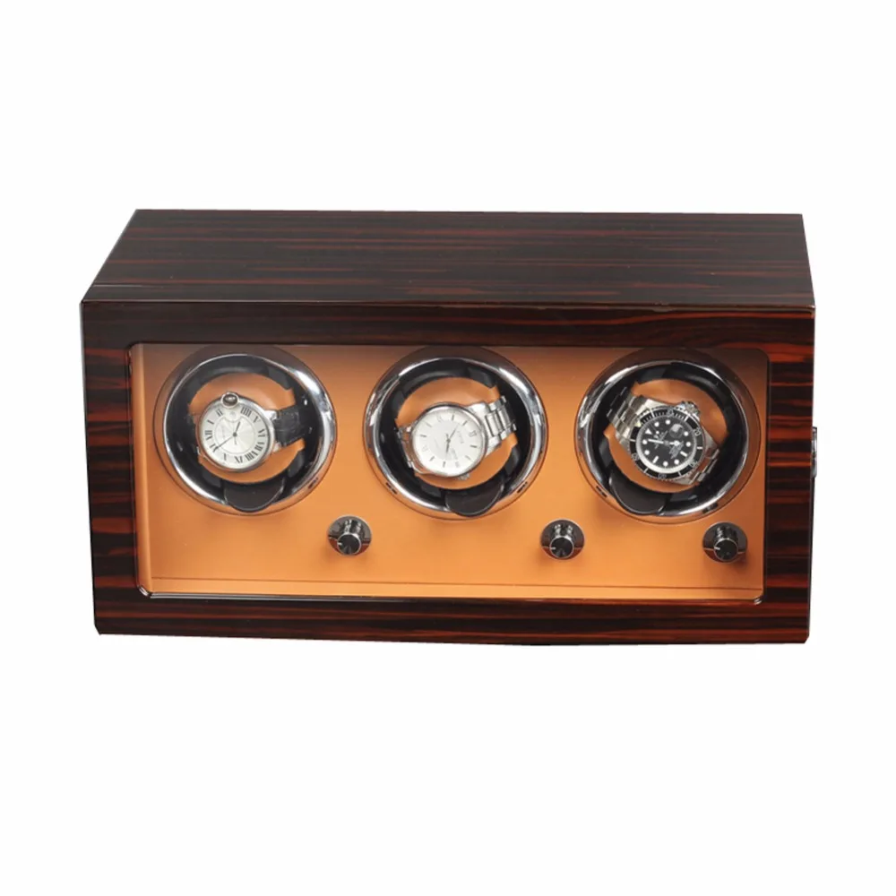 

High-End Solid Wood Upgraded Version 3 Mechanical Watches Winder Automatic Watch Winder Multi-Function 5 Modes Watch Winder 3+0