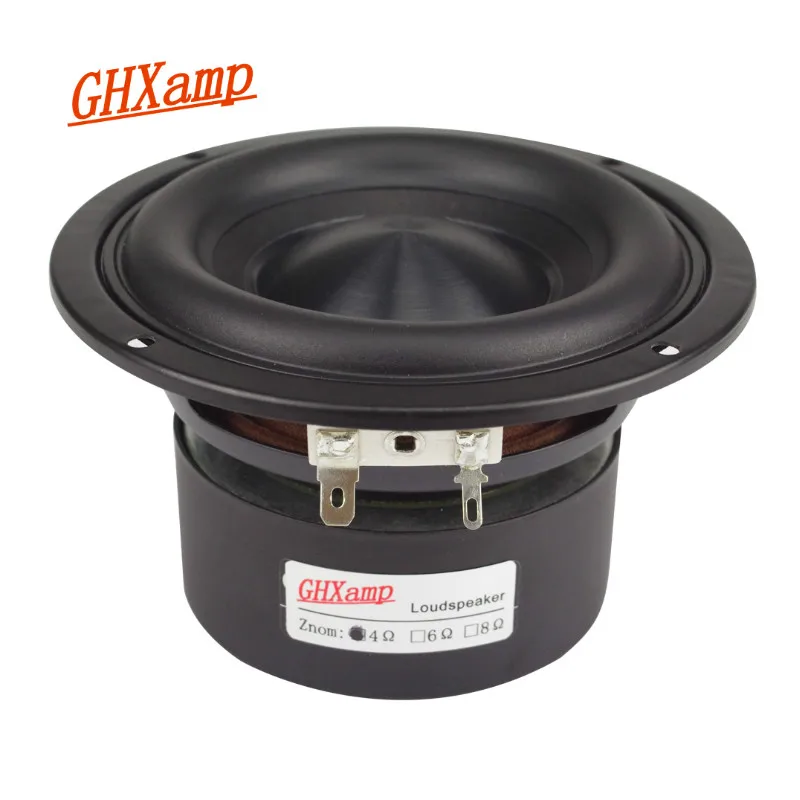 Cena Ceramiczne wpr 4 cal 116mm głośnik subwoofer jednostka 50W czarny diament tlenku glinu czapka głośnik niskotonowy głośnik pulpitu głęboki bas nowy 1 sztuk