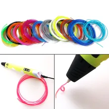 1 шт. 5 м/10 м цвет случайный 3D Ручка для печати и рисования крафт Моделирование ABS/PLA нити искусство принтер инструмент