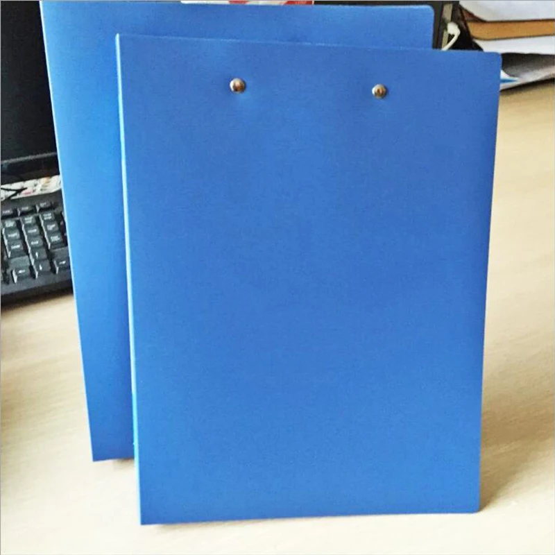 Офисное оборудование Канцтовары Синий папка двойная твердая папка информация о файле отделка папку A4 студент оформление рабочего стола