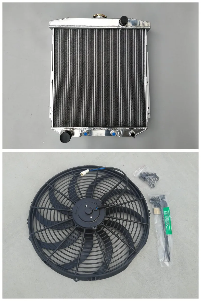 3 ROW HIGH PERFORMANCE ALUMINUM RADIATOR FOR FORD FAIRLANE CAR SEDAN
