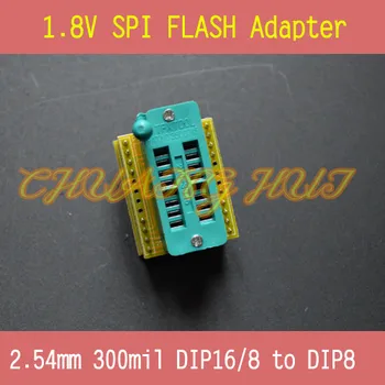 

1.8V adapter for Iphone or motherboard 1.8V SPI Flash SOP8 DIP8 W25 MX25 can use on programmers such as TL866CS TL866A