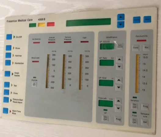 

Fresenius (Germany) whole keypad Hemodialysis 4008B