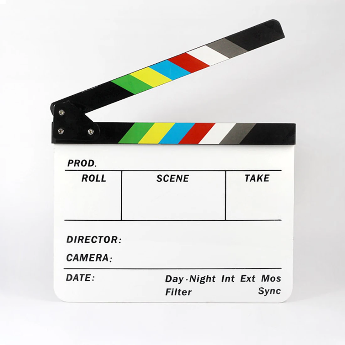 Centechia Brand Colorful Clapper Board Acrylic Dry Erase Director TV
