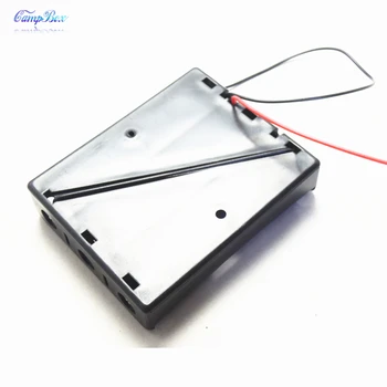 

50Pcs 3x18650 Battery Case Holder Socket Wire Junction Box With 15cm Wires