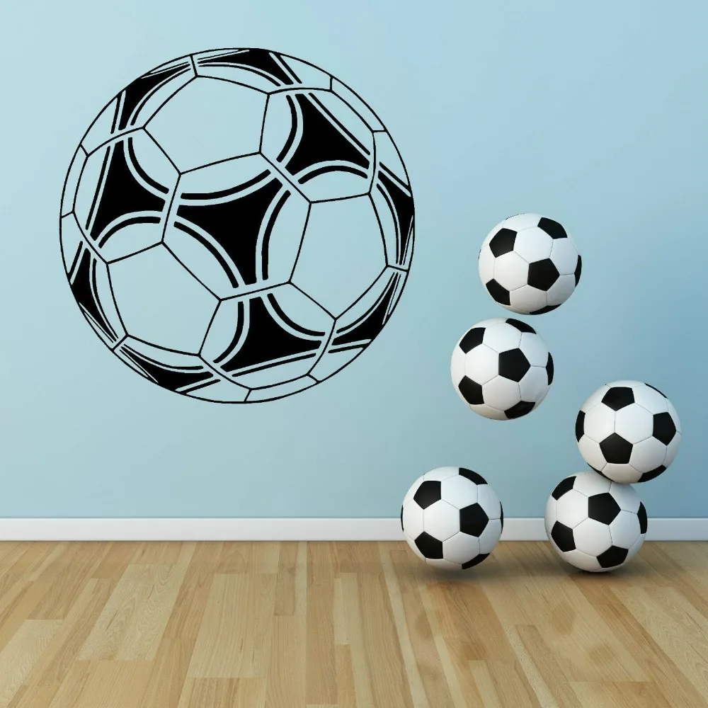 Large Football Soccer Ball Wall Decal Boy Room Kids Room Sport Ball Football Wall Sticker Bedroom Play Room Vinyl Home Decor (2)