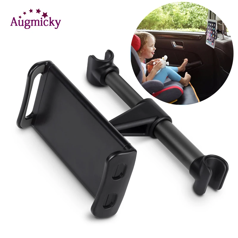 

360 rotation Car Back Seat Headrest Mount Universal Tablet Car Holder Stand For 4-11inch iPhone X Samsung Tablet for iPad 2 3 4