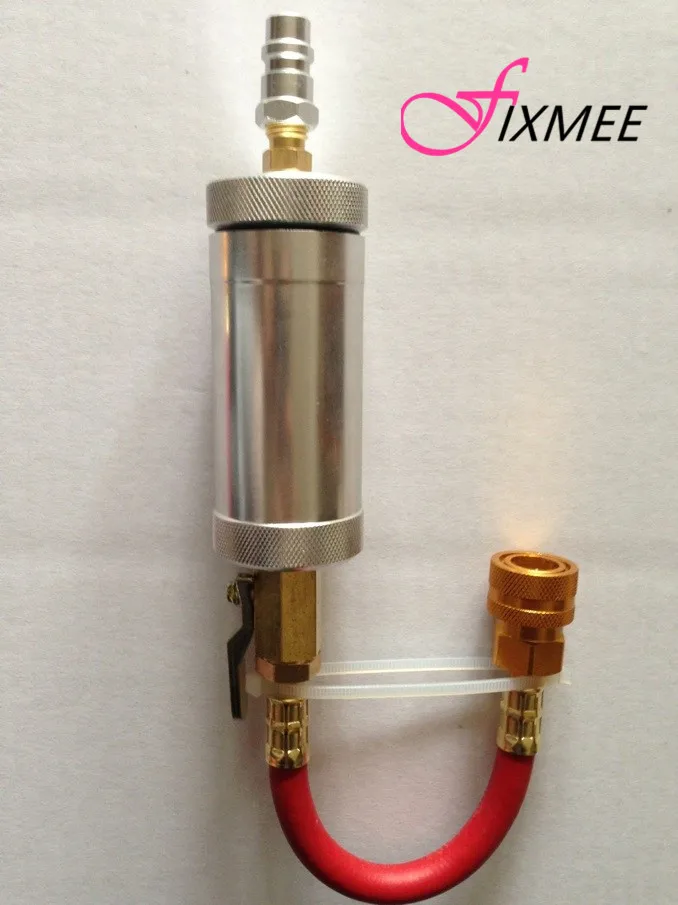 

R134a Auto 2 oz Aluminum Air con & Refrigerantion oil injector filler tube tool