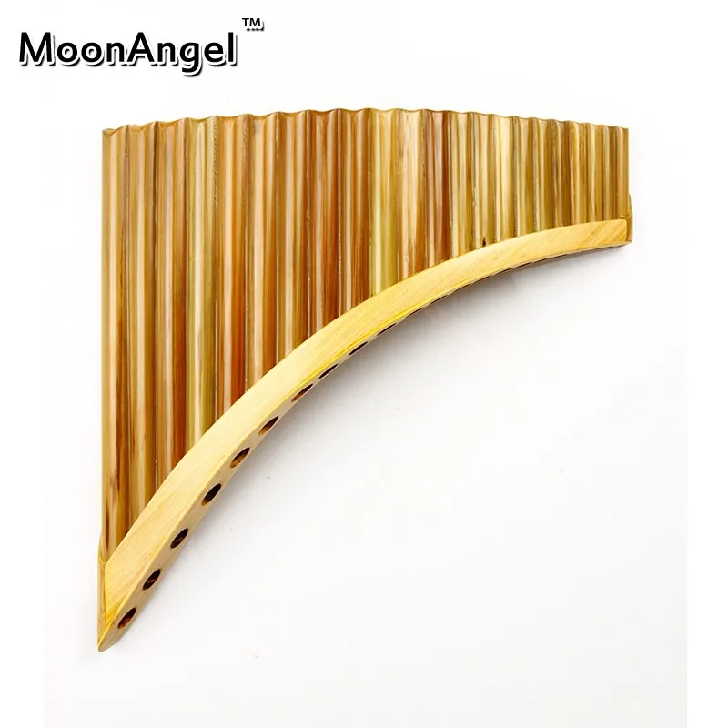 Fl/ûte de Pan en Bambou Instrument de Musique Bois Artisanal Panpipes Bamboo Flauta panflute