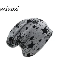 miaoxi New Casual Colors Star Men Women Knit Autumn Beanie Skullies Hip Hop Fashion High Quality