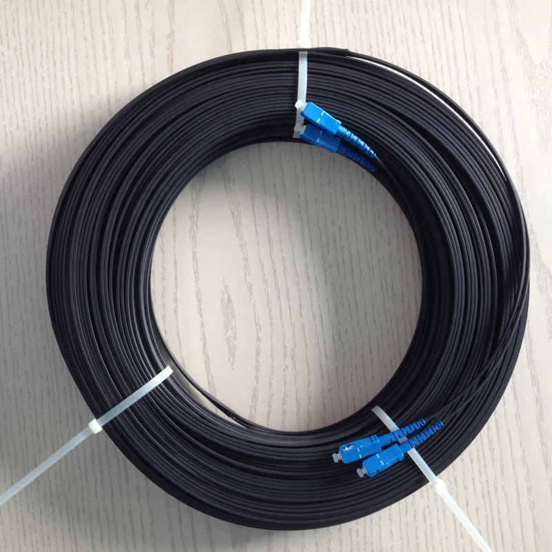 Sc волоконно оптический джемпер Ftth одномодового два основных волокна