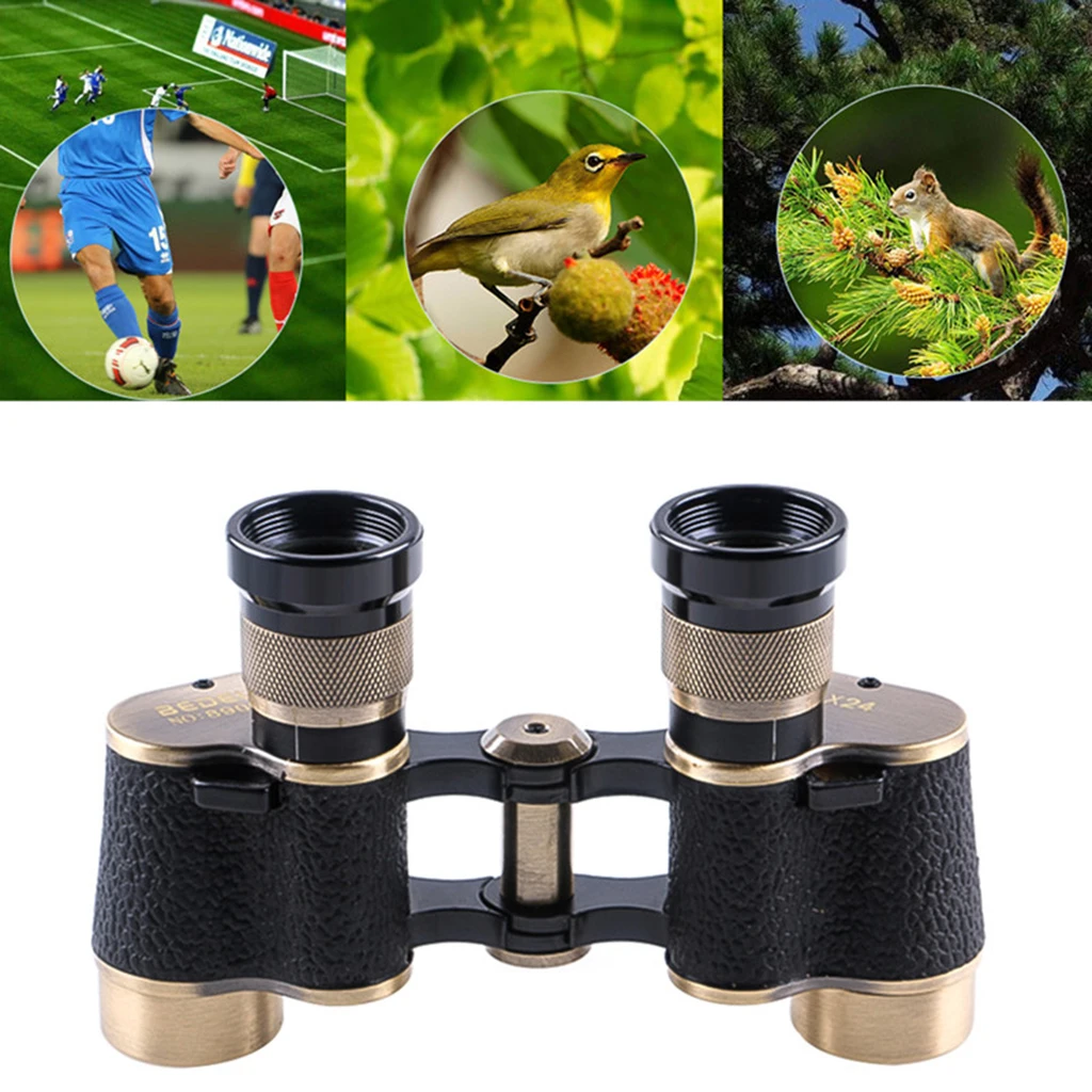   6x24 Professional Wide Angle Binoculars For Bird Watching, Hunting, Wildlife Viewing, Outdoor Travelling