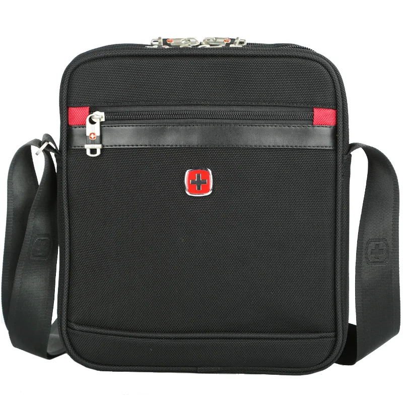 SCOGOLF men shoulder font b bag b font black crossbody font b bag b font nylon
