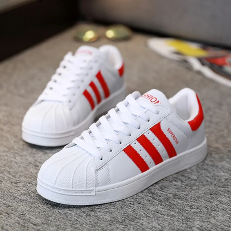 

Casual white shoes 2019 spring and autumn new ladies flat shoes fashion personality sports shoes wild comfortable women's shoes