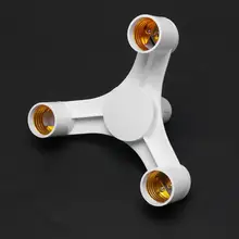 1-3/4/5 патроны для ламп E27 для E27 База гнездо Splitter светодиодный светильник лампы адаптер Держатели