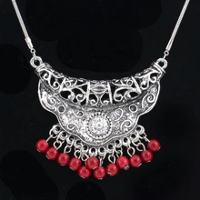 Vintage Ethnic Nature Stone necklace Teardrop Pendant Necklace Women Lariat Beads Knotted Bohemia Necklace Christmas gifts Vintage Ethnic Nature Stone necklace Teardrop Pendant Necklace Women Lariat Beads Knotted Bohemia Necklace Christmas gifts