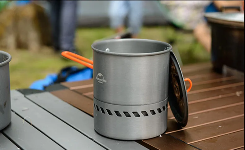 Pote e Pan Acampamento ao ar Naturehike Pessoa Antiaderente Piquenique Livre Dobrável Panelas Nh15t216-g 2-3 11 Naturehike 2-3 pessoa antiaderente piquenique pote e