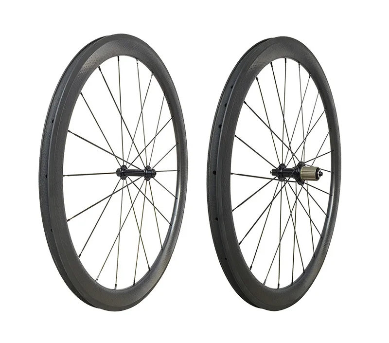 

WOKECYC 45mm road bike carbon wheels, dimple wheelset, basalt braking surface 25mm with R13