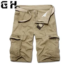 Дропшиппинг мужские шорты Карго военные тактические шорты армейская камуфляжная одежда армейские хлопковые шорты с несколькими карманами