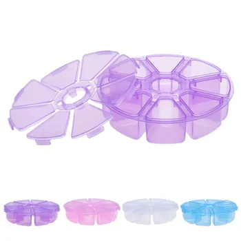 

8 Jewelry Storage Box Easy Grids Plastic Desktop Storage Box #40