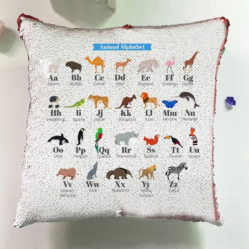 English Alphabet  Pillowcase (5)