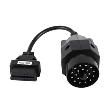 New OBD OBD II Adapter for BMW 20 pin to OBD2 16 PIN Female Connector e36 e39 X5 Z3 for BMW Car Diagnostic Cables and Connectors for nissan 14 pin obd2 connector to obd 16 pin diagnostic cable for nissan 14pin adapter for nissan all series car odb2 cable