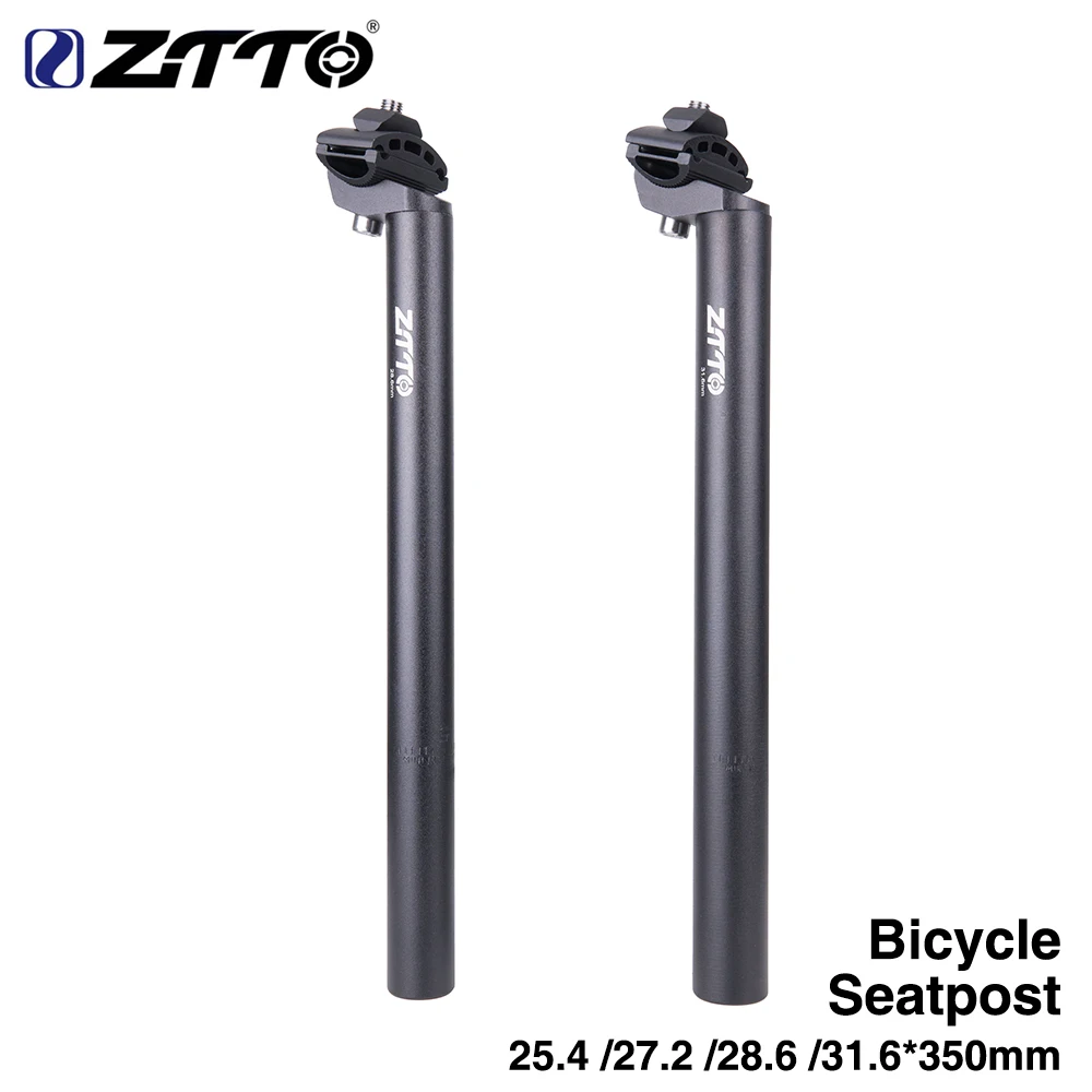 ZTTO دراجة أجزاء MTB الطريق دراجة مقعد دراجة مشاركة أنبوب Superlight SeatPost 25.4 27.2 28.6 31.6 350 مللي متر