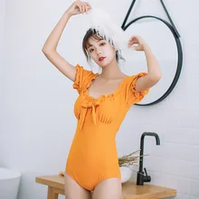 Облегающий купальник бикини для девочек купальный костюм для девочек Женский цельный Cintura Alta грудь Лонгслив под змеиную кожу плечи Твердые