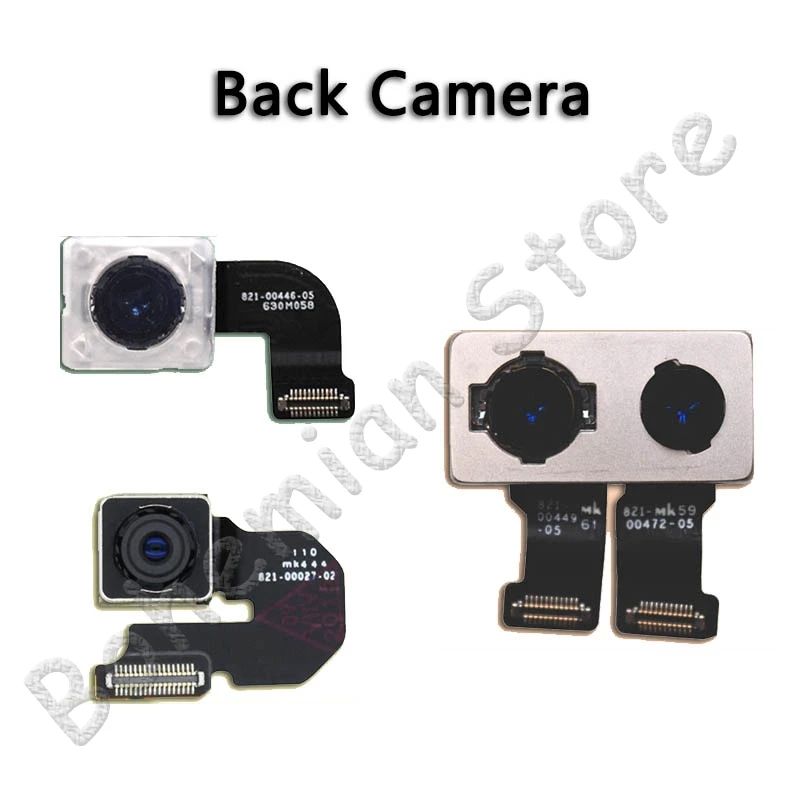 

100% Main Real Camera Flex For iPhone X SE 6 6s 7 8 Plus XR Xs Max Back Camera Ribbon Flex Cable