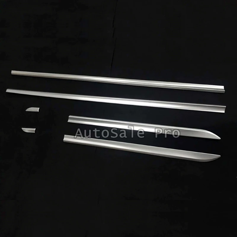 (Only Fit For European Car Model) Side Panel Door Body Molding Trim Protector 6pcs ABS Matte Porsche Cayenne 2018 2019 |