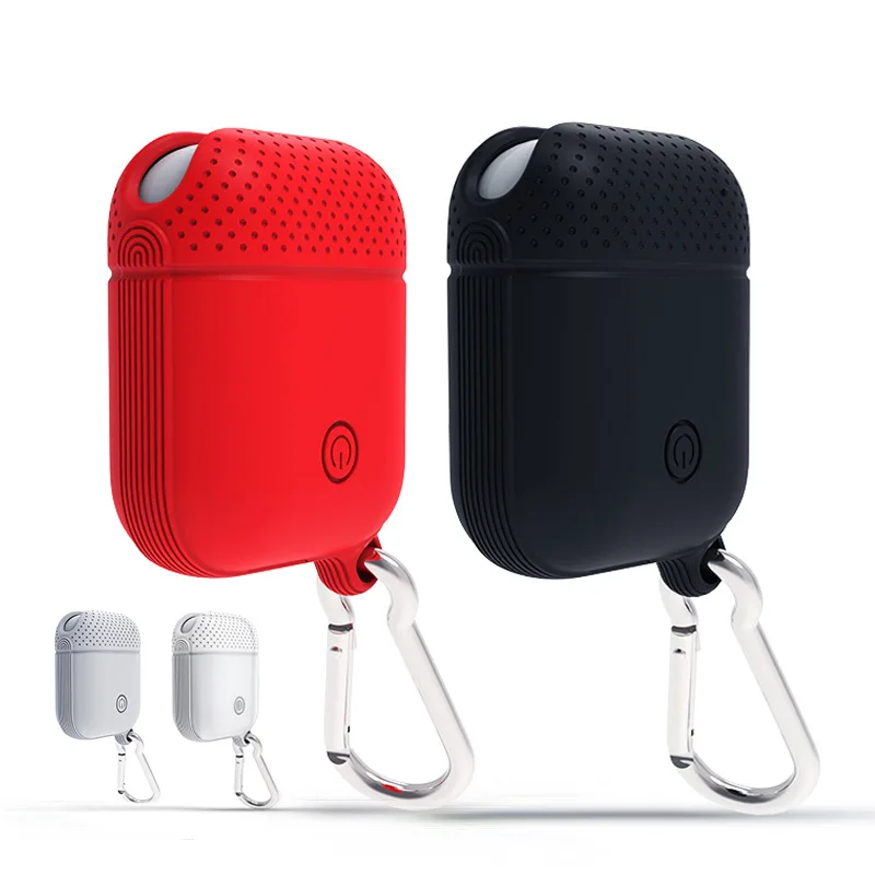 Силиконовый чехол для Airpods портативный нескользящий Водонепроницаемый Мягкий