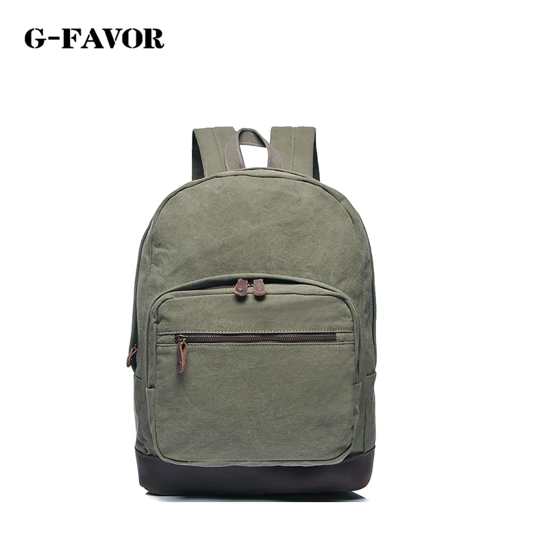 

G-FAVOR 2018 New Vintage woman men Canvas Backpack Unisex Fashion Backpack all-match Travel Backpack for Teenagers