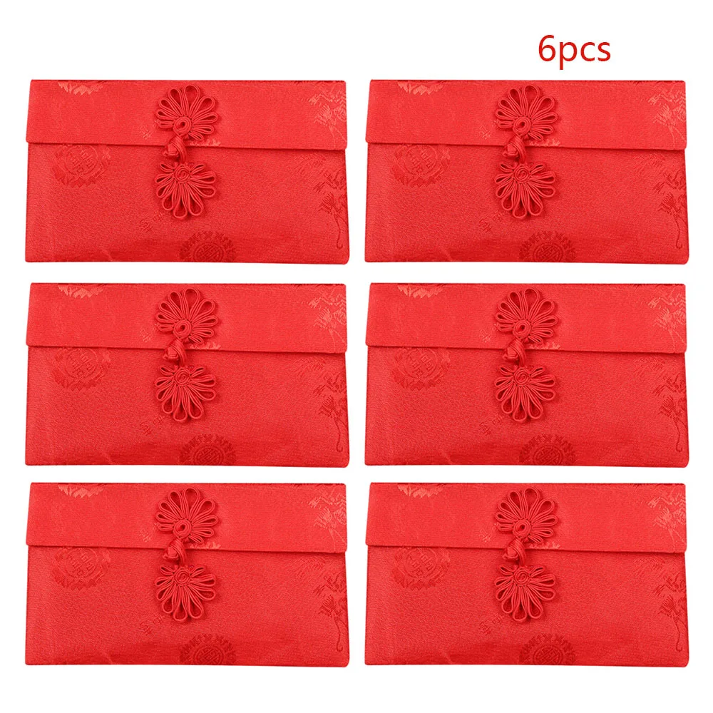 6 шт. большой красный конверт счастливый мешок денег новоселье Свадьба ...
