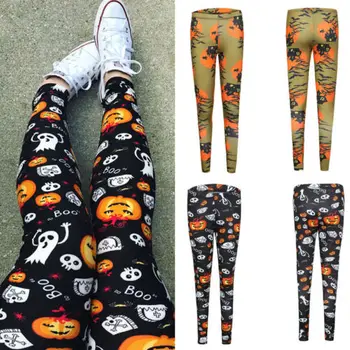 

Women Leggings Workout Push-Up High Waist Casual Capris Pants Halloween Party Costume Legging Fashiom