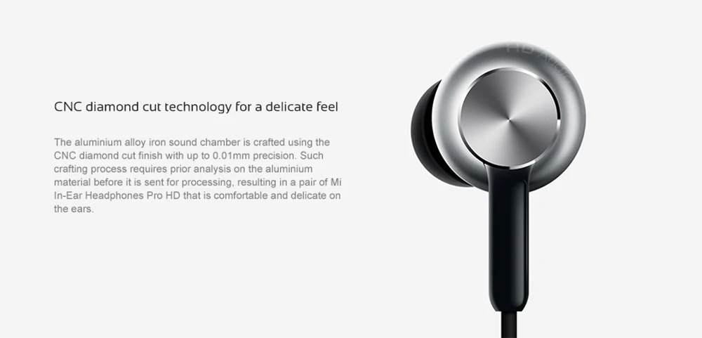 Xiaomi Hybrid Pro HD в ухо Hifi с микрофоном шумоподавление Круг Железный проводной контроль тройной/двойной драйвер динамические наушники