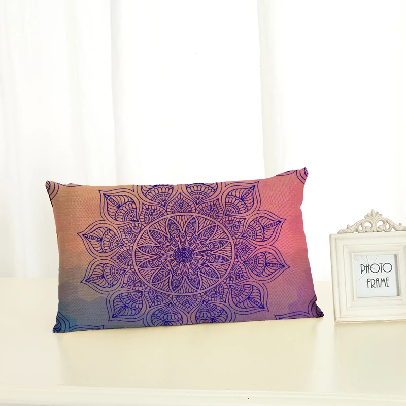

Personalized Geometric Cushion Covers Fashion Creativity Home decoration 30x50 Decorative Beige Linen Pillow Case