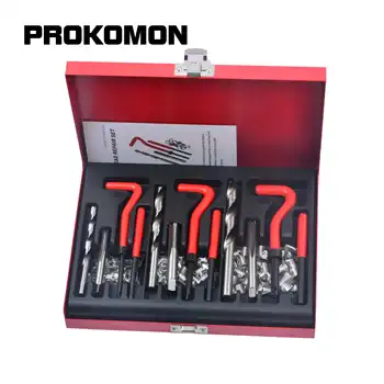

88Pcs Car Engine Block Restoring Damaged Thread Repair Tool Kit Set M6 M8 M10