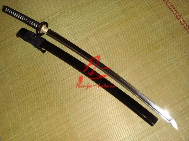 

claying tempered SANMAI jp musashi katana wave hamon sharpened sword