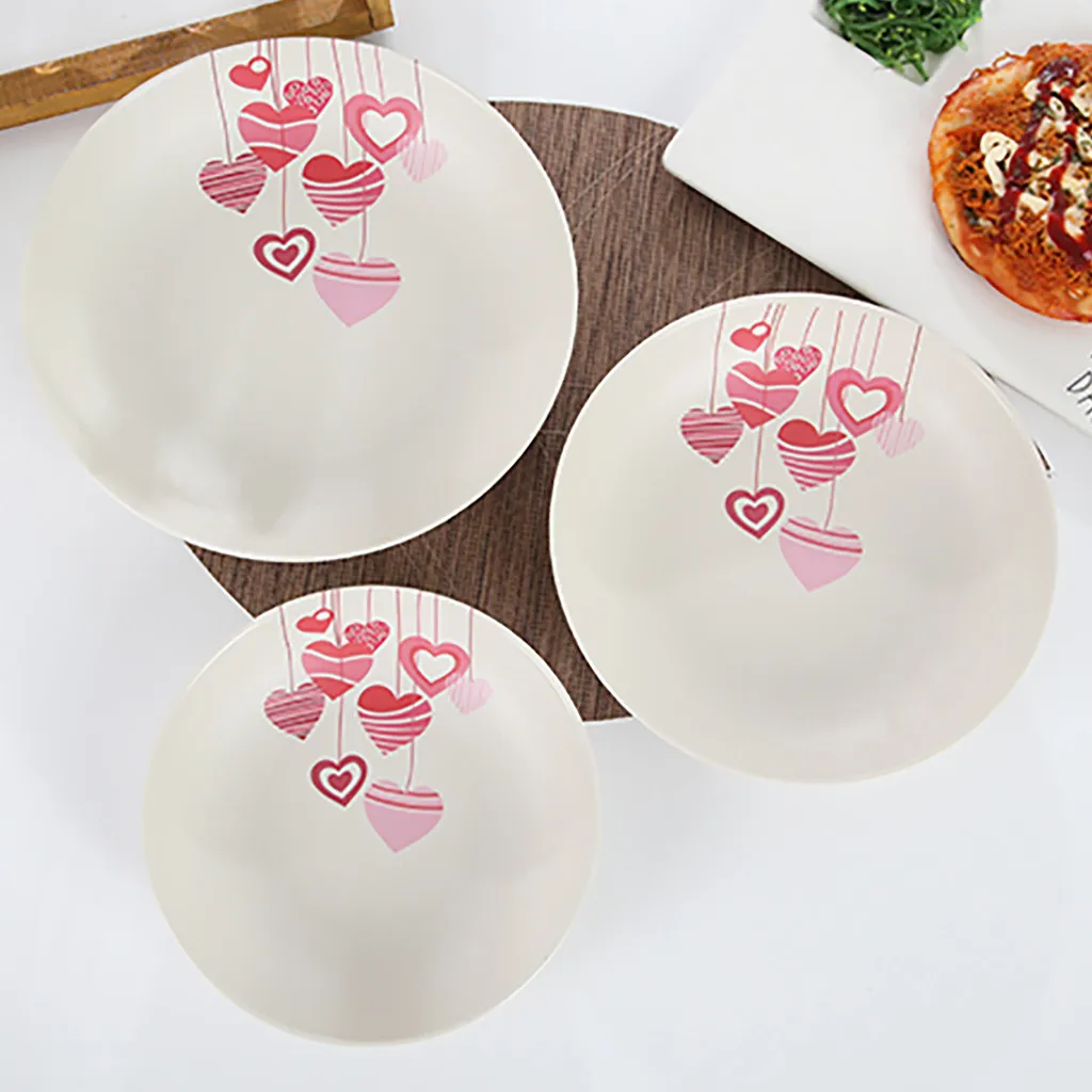 

Bamboo Fiber Meal Plate Environmental Protection Dish Fruit Plate Candy Plate