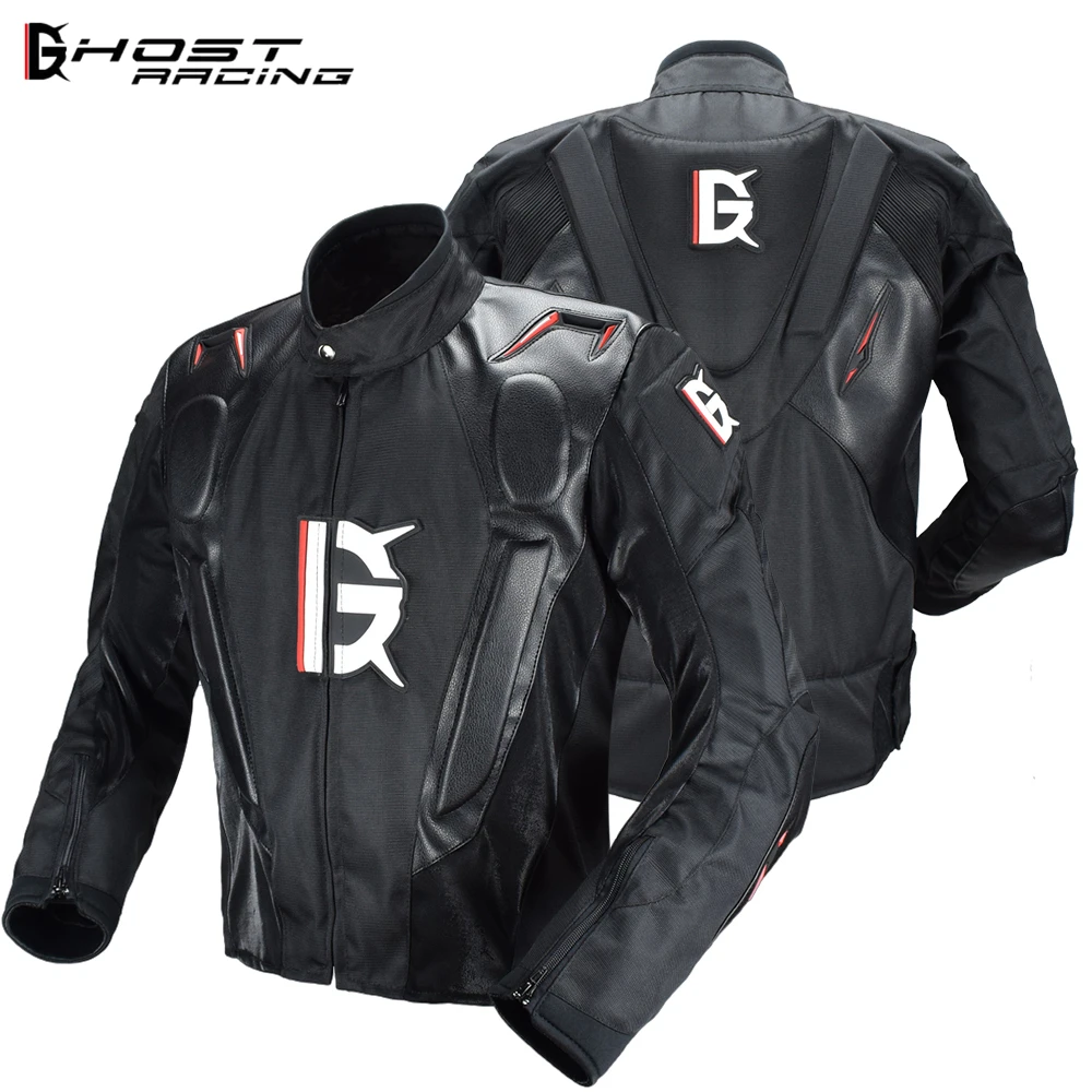 GHOST RACING куртка для мотокросса Защитная Броня снаряжение мотоциклетная Защитная куртка Chaqueta Moto Invierno Ride ветрозащитная