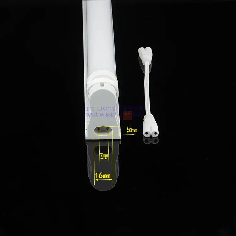 

5pcs 8 size Two-phase T4 T5 T8 LED Integrated Tube Connector Double-end Cable Wire fluorescent